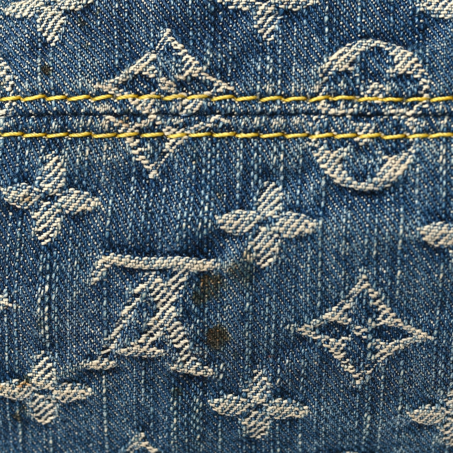 Monogram Denim Pleaty Blue