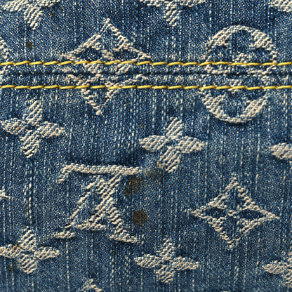 Louis Vuitton Monogram Denim Pleaty Blue 9 of 10