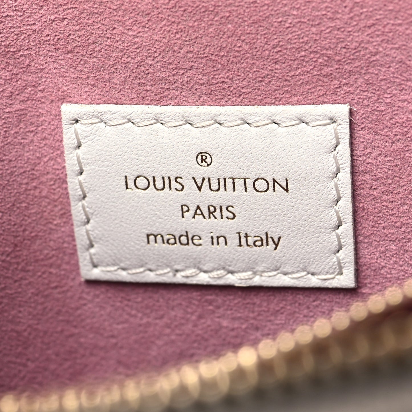 Lambskin Embossed Monogram LV Garden Coussin PM Cream
