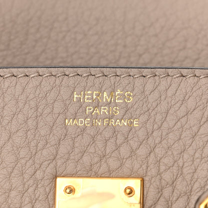 Hermes Togo Birkin 25 Gris Tourterelle 6 of 10