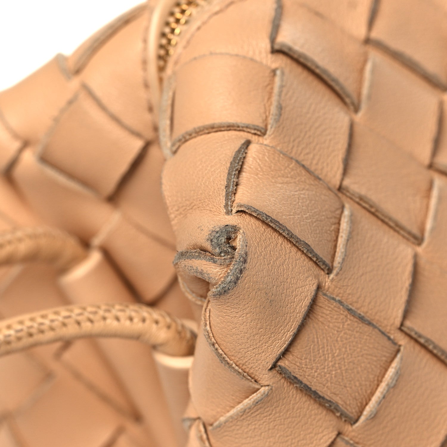 Bottega Veneta Nappa Intrecciato Small Loop Camera Bag Almond 11 of 12