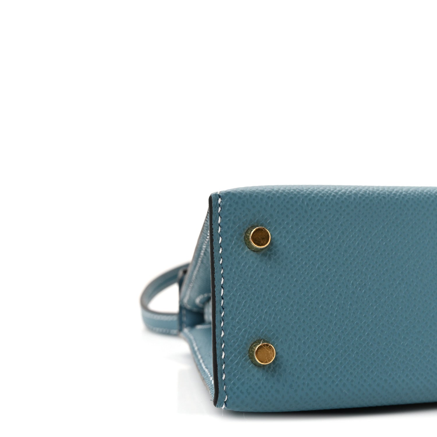 Hermes Epsom Mini Kelly Sellier 20 New Blue Jean 8 of 10