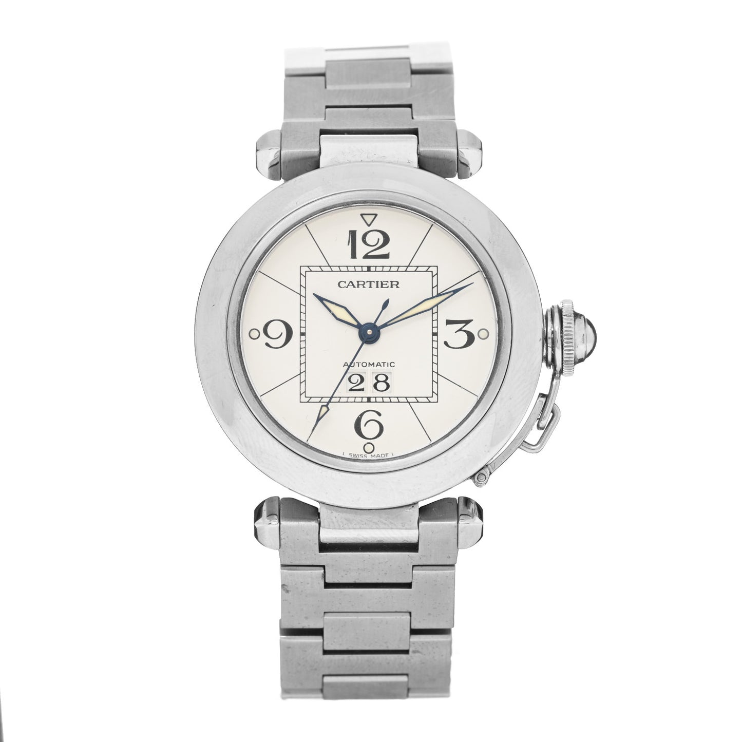 Stainless Steel 35mm Pasha C Big Date Automatic Watch