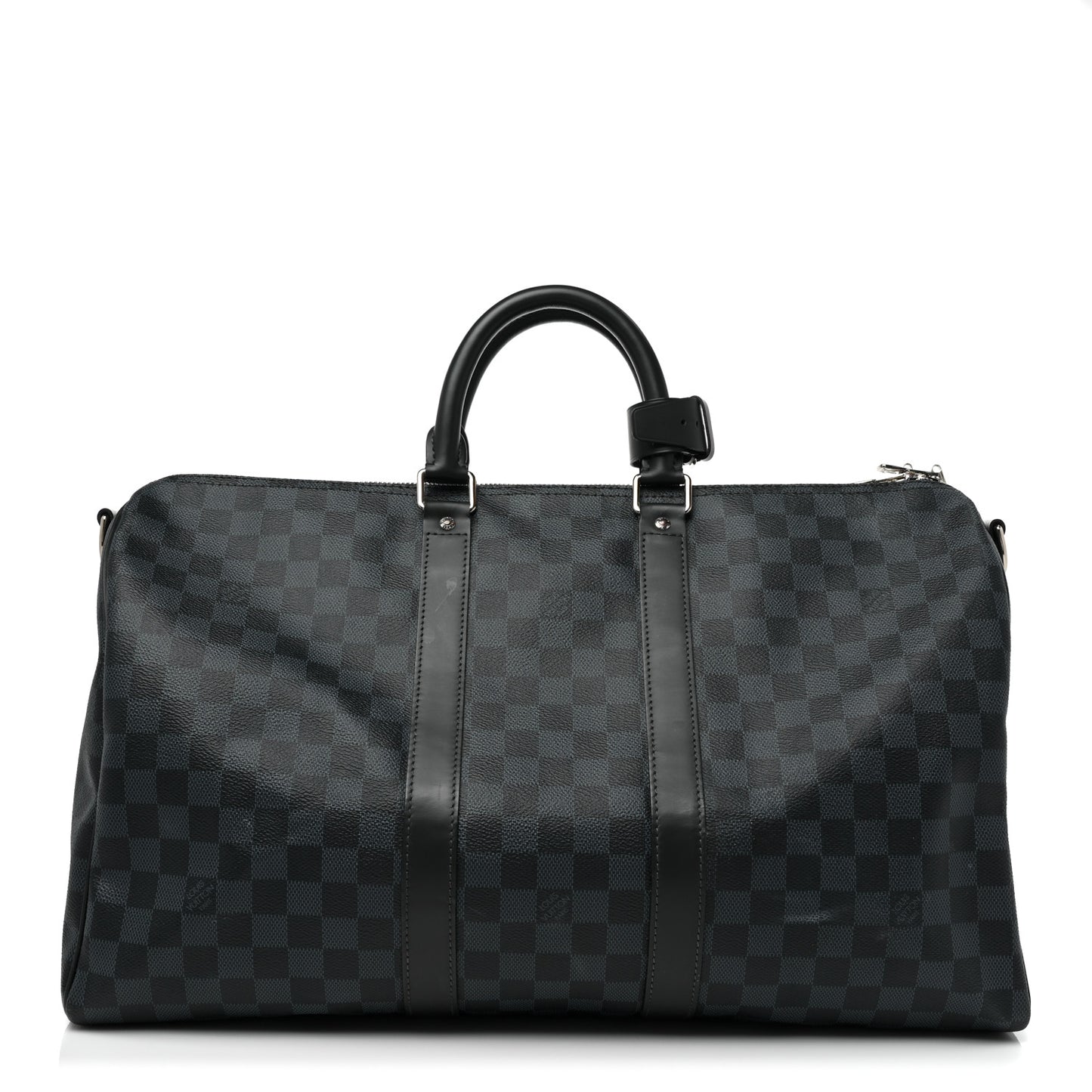 Damier Cobalt Keepall Bandouliere 45