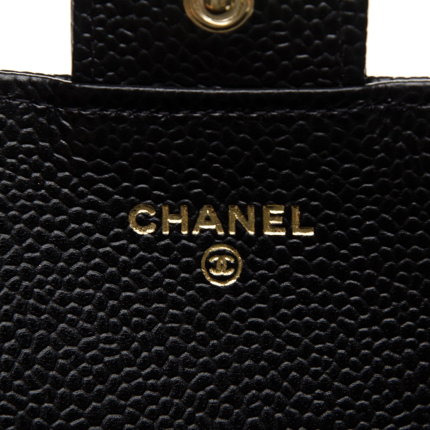 Chanel Caviar Quilted Large Gusset Flap Wallet Black 6 of 8