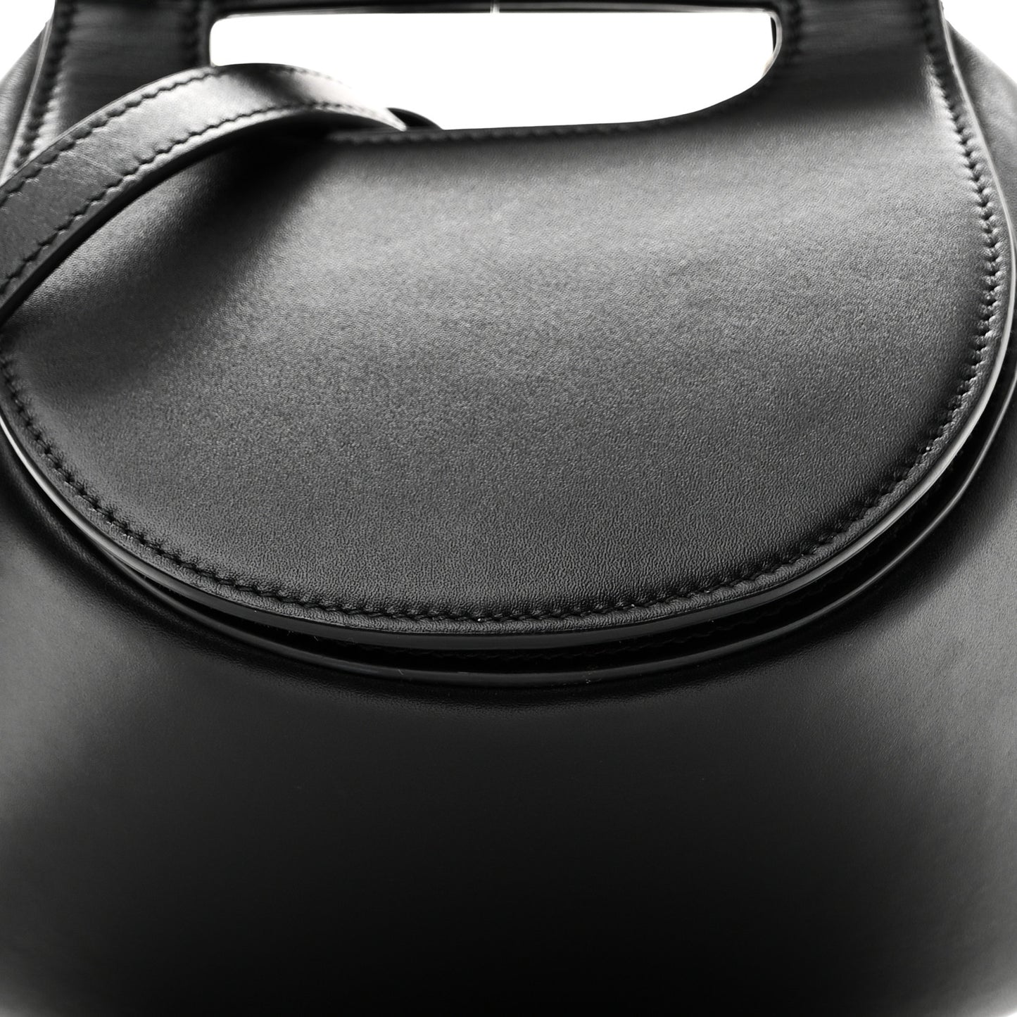 Calfskin Small Fisherman Bag Black