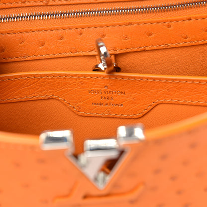 Louis Vuitton Ostrich Capucines BB Marigold 7 of 10