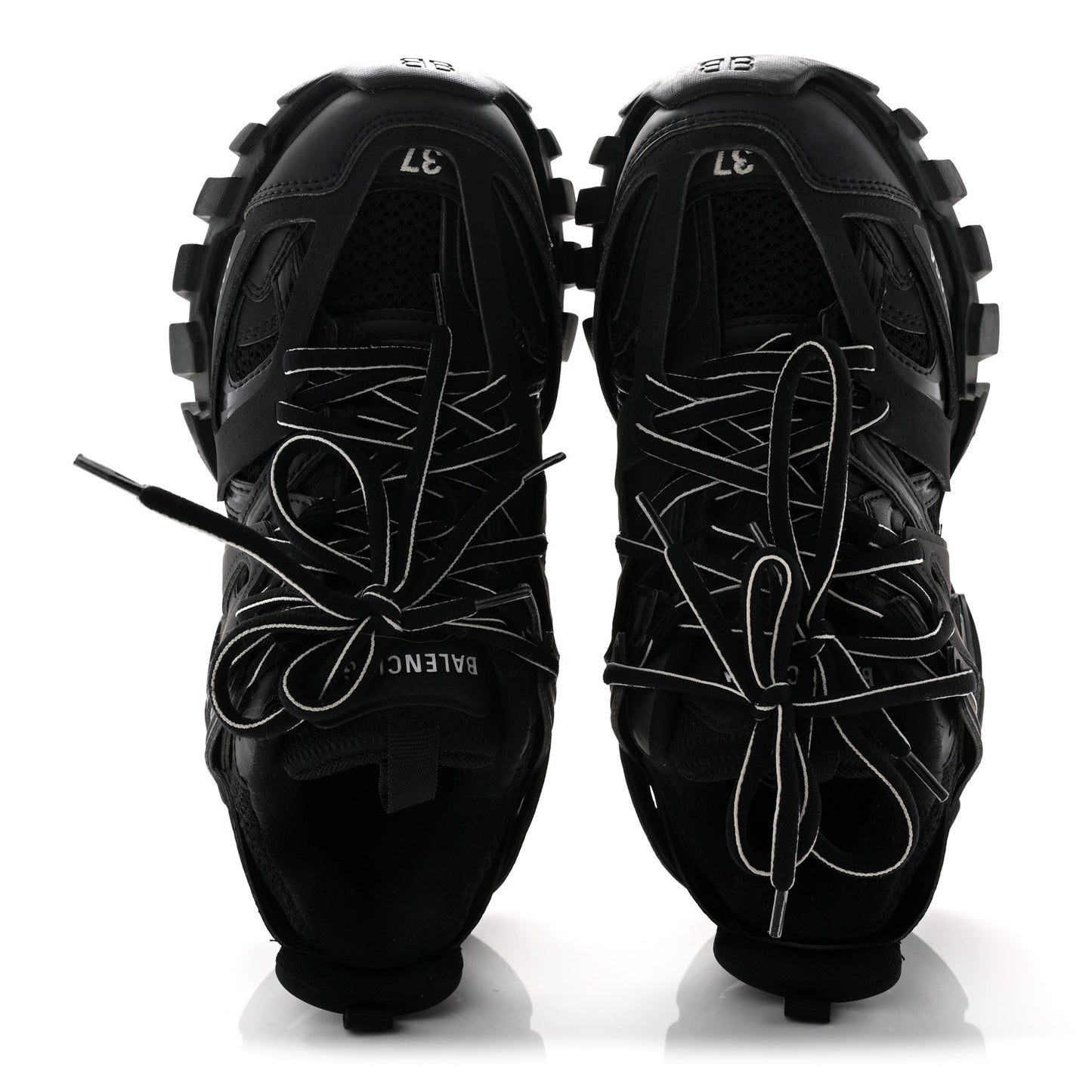 Mesh Nubuck Effect Fabric LED Womens Track Sneakers 37 Black