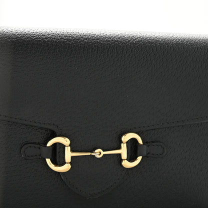 Gucci Calfskin Horsebit 1955 Shoulder Bag Black 14 of 17