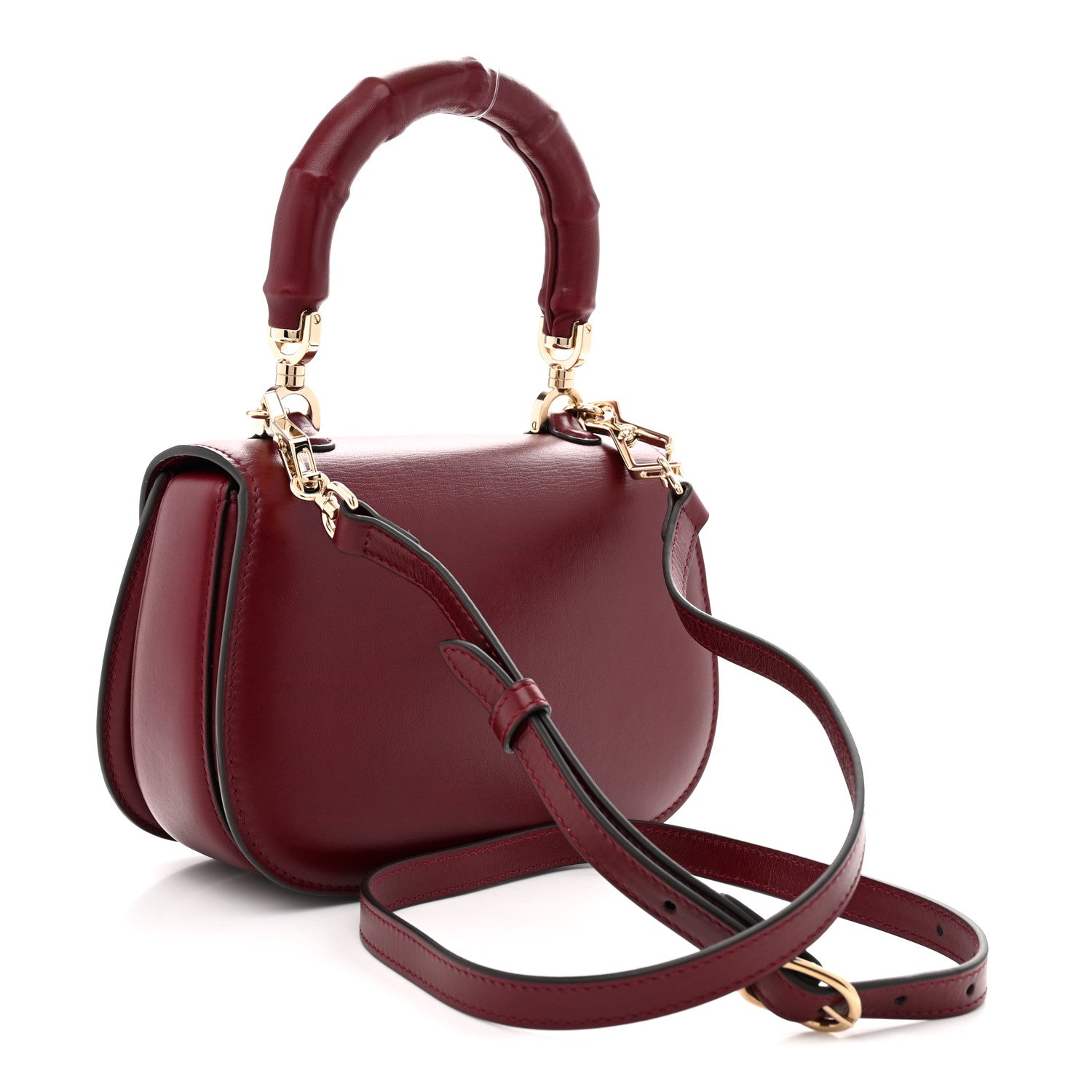 Gucci Boarded Dyana Lux Calfskin Web Monochrome Small Bamboo 1947