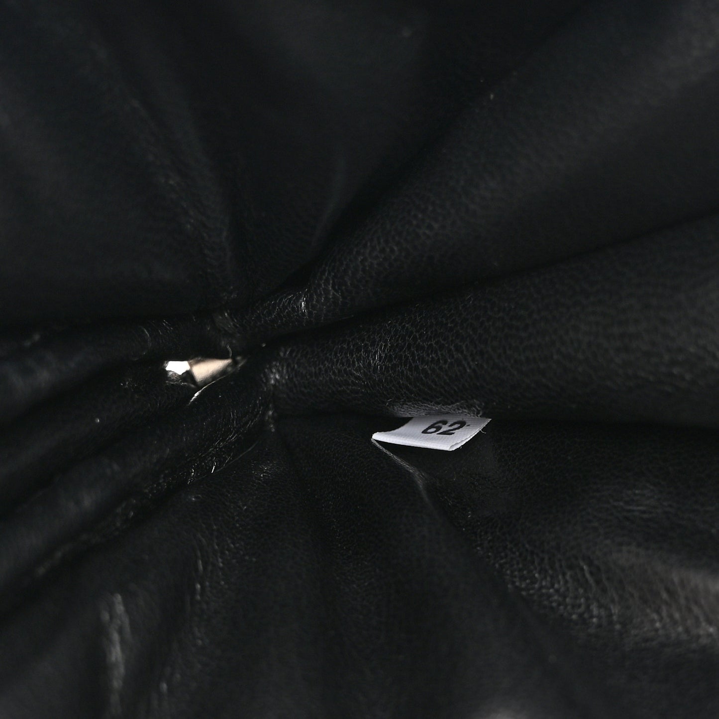 Nappa Soft Padded Mini Triangle Crossbody Pouch Black