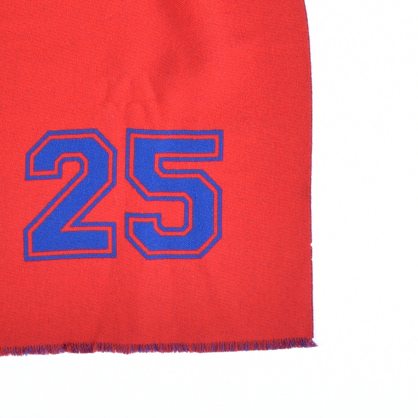 Wool Tiger Room Scarf Red
