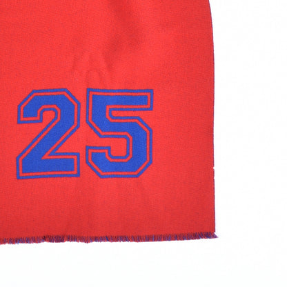 Gucci Wool Tiger Room Scarf Red 2 of 5
