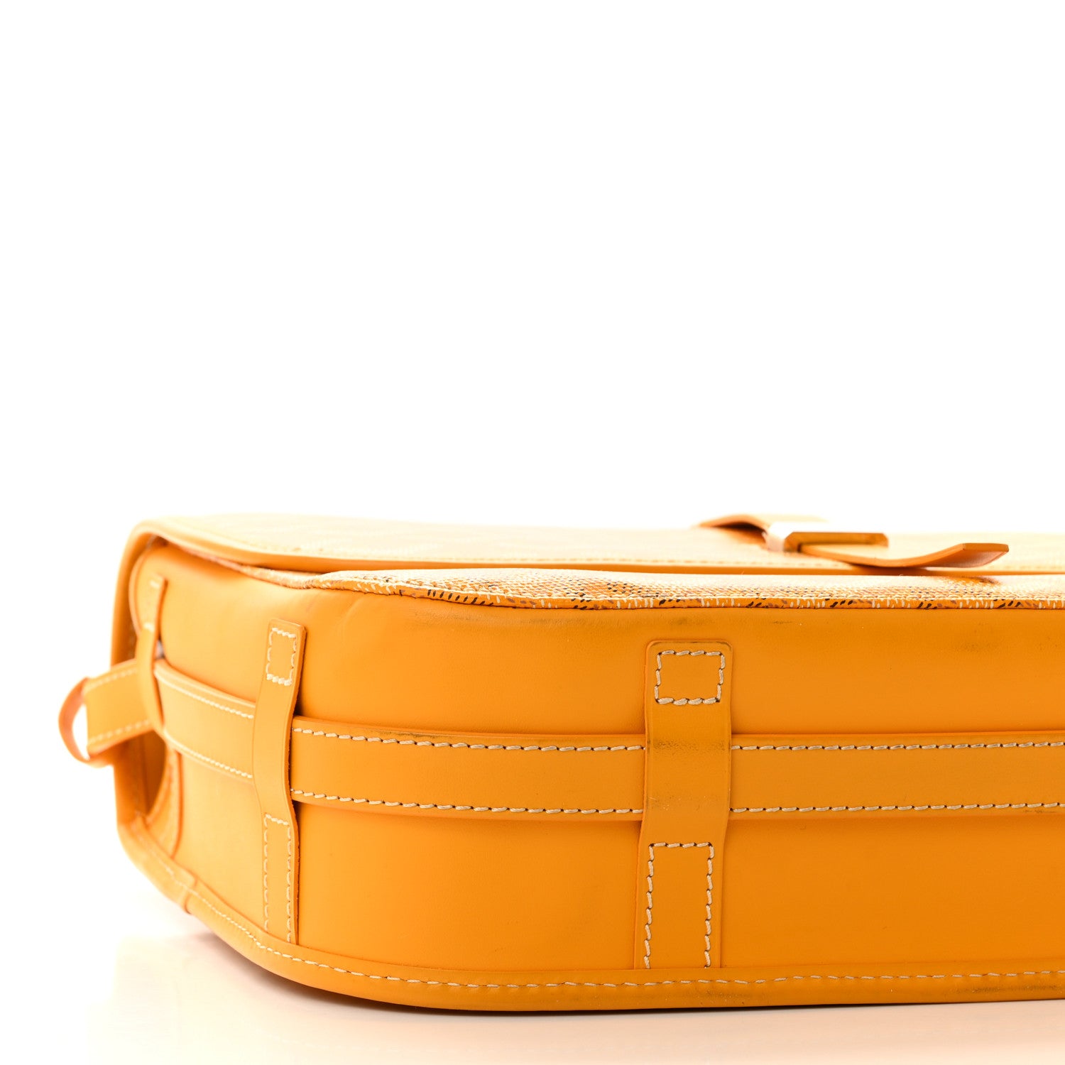 Goyard Goyardine Belvedere II MM Messenger Bag Yellow 8 of 10