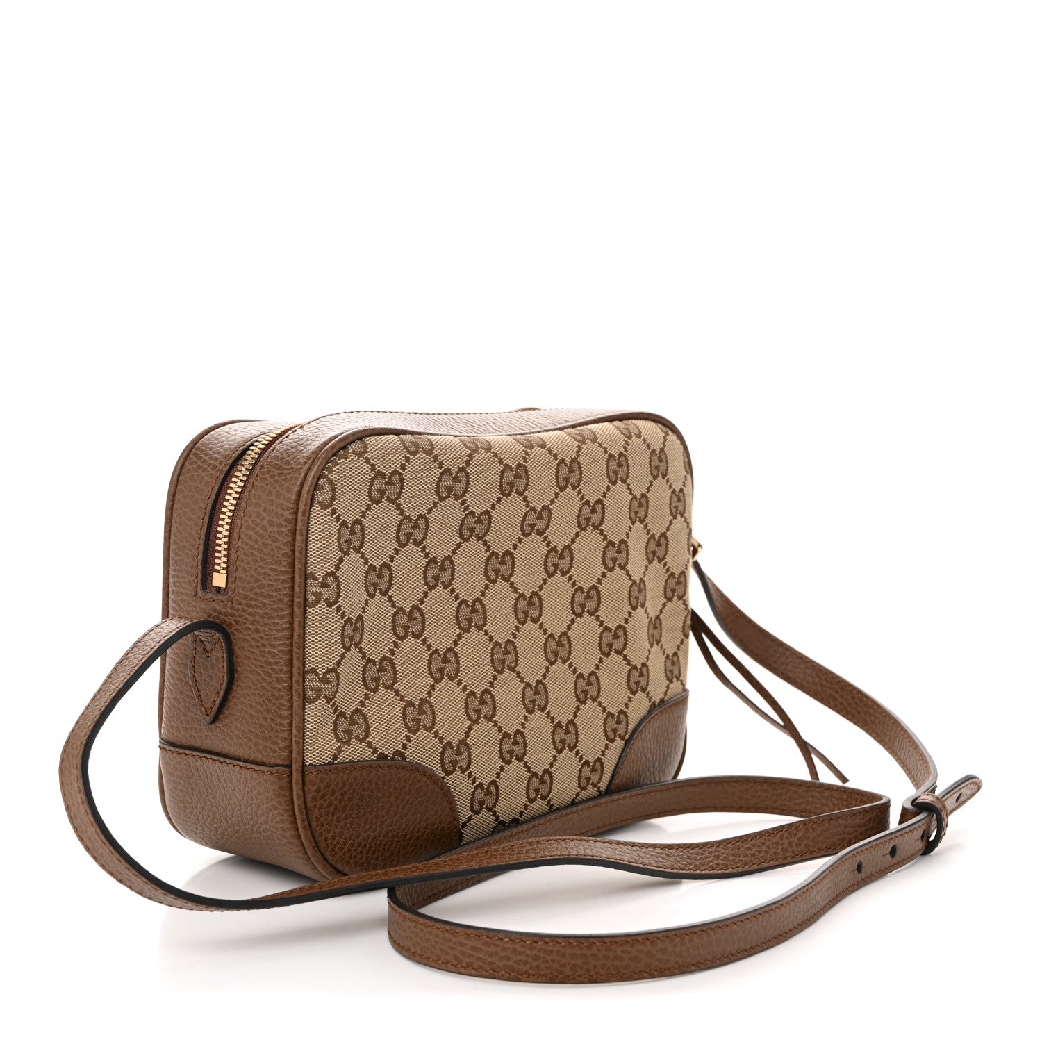 Gucci Monogram Mini Bree Messenger Bag Beige Tabacco 3 of 10