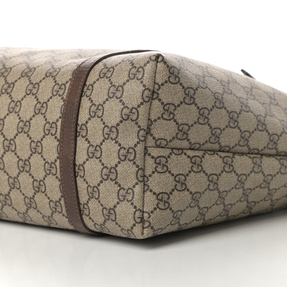 Gucci GG Supreme Monogram Medium Nice Tote Brown 10 of 19