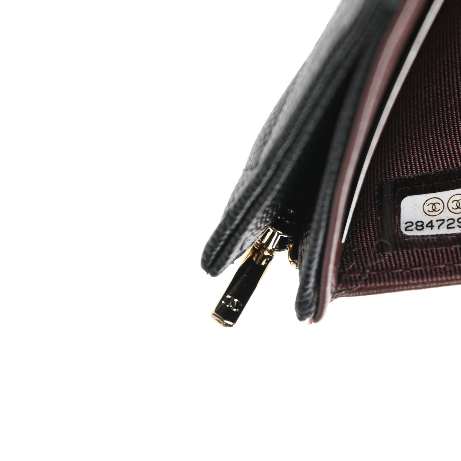 Chanel Caviar Quilted Compact Flap Wallet Black 8 of 11