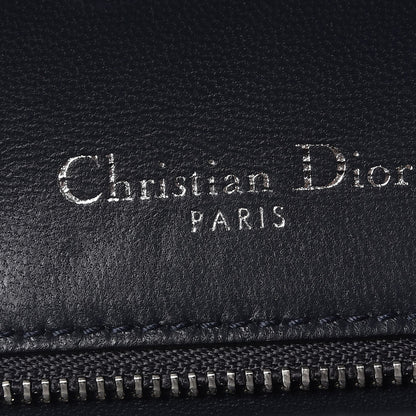 Christian Dior Metallic Patent Micro-Cannage Medium Diorama Flap Bag Silver 7 of 15