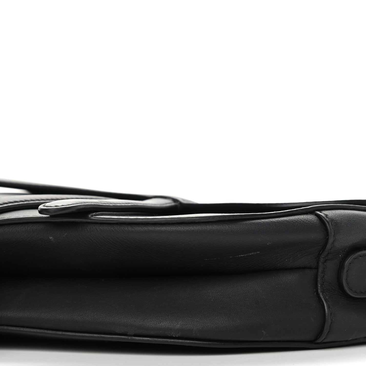 Christian Dior Ultra Matte Calfskin Mini Saddle Bag Black 12 of 13