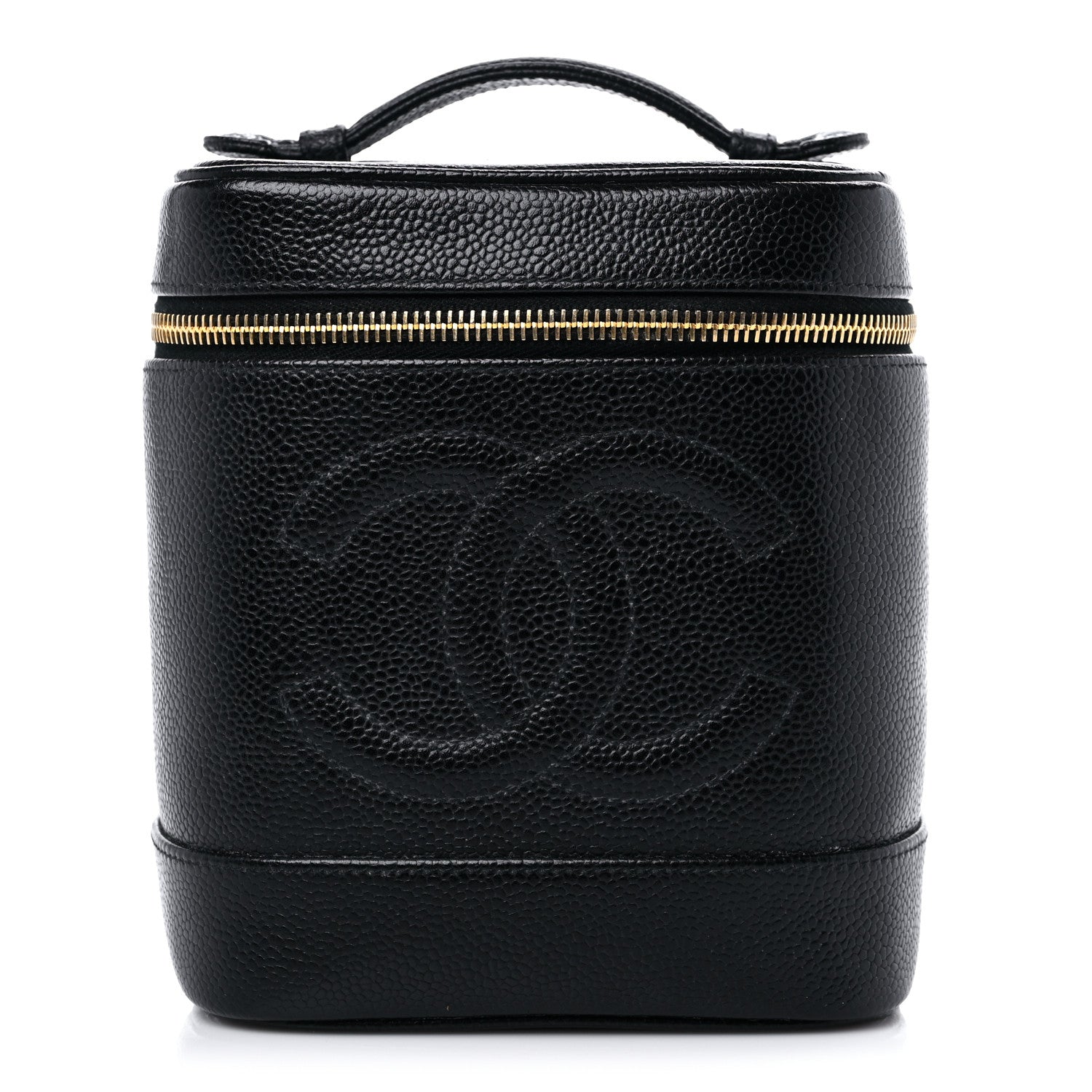 Chanel Caviar Vanity Cosmetic Case Black 1 of 13