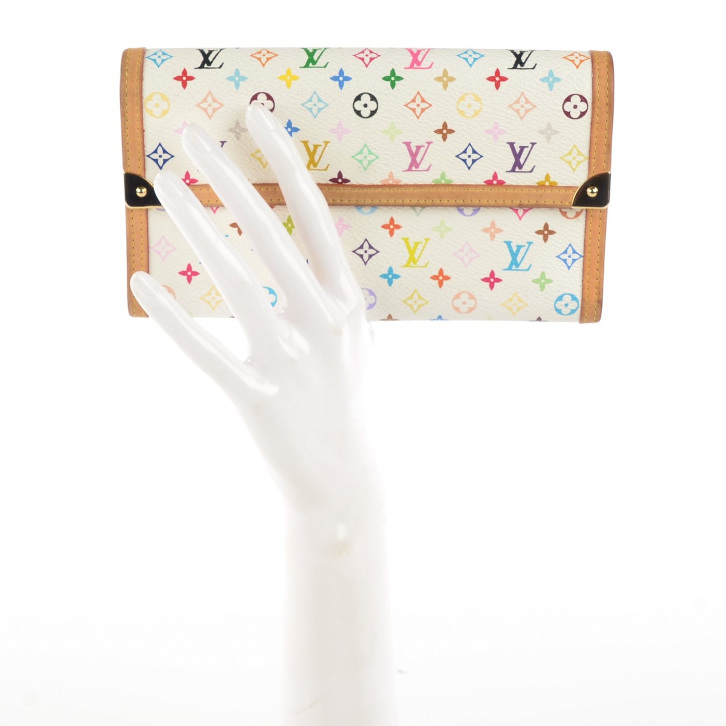 Monogram Multicolor Porte Tresor International Wallet White