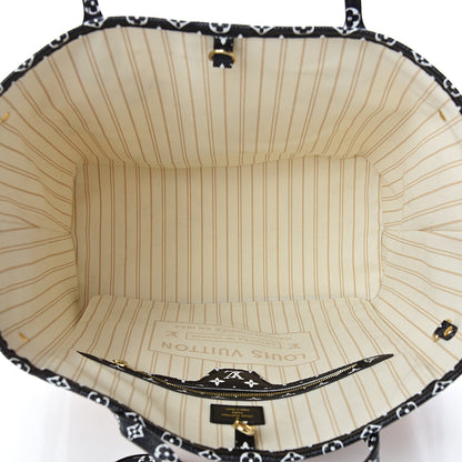Louis Vuitton Monogram Giant Jungle Neverfull MM Ivory 5 of 10