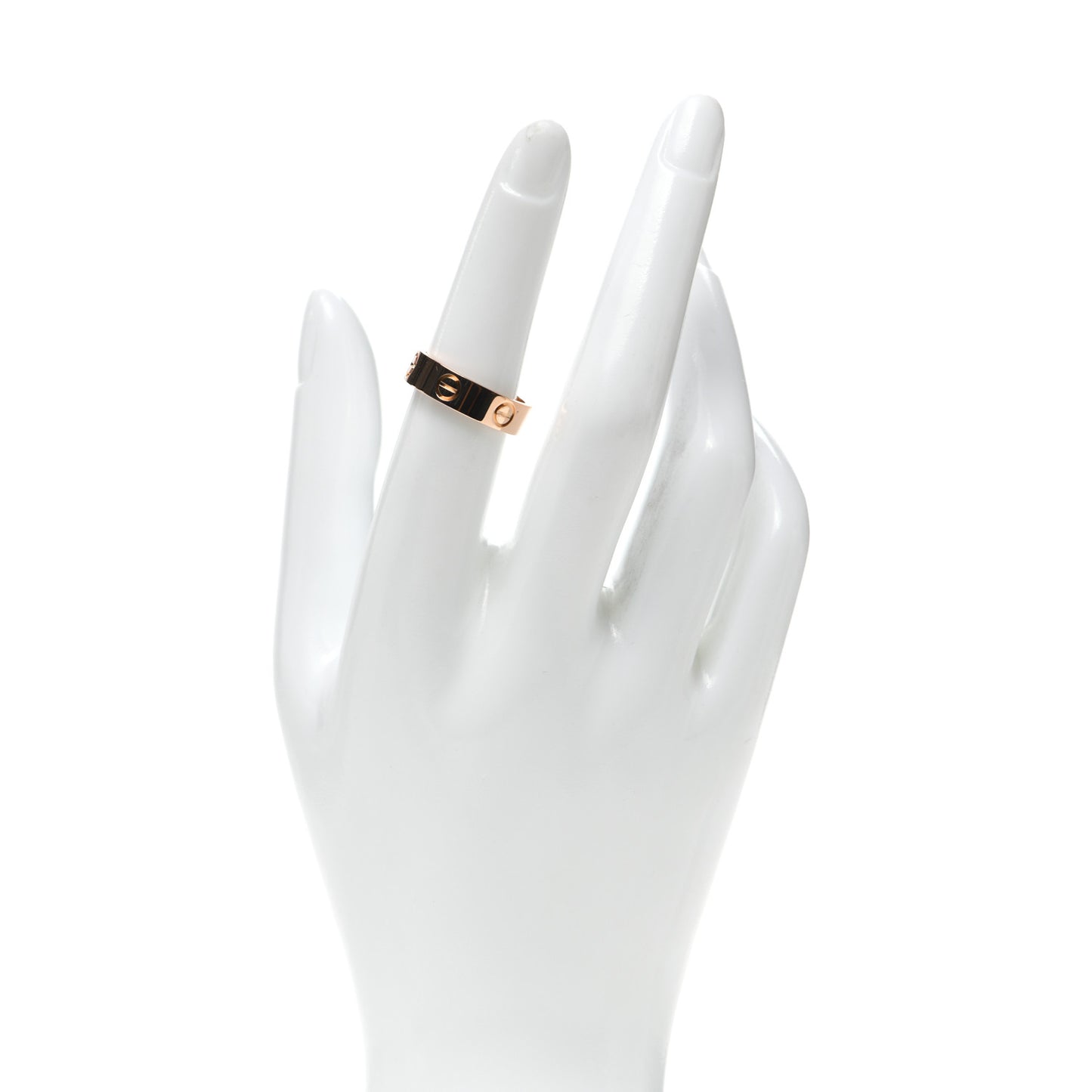 18K Pink Gold 5.5mm LOVE Ring 53 6.25