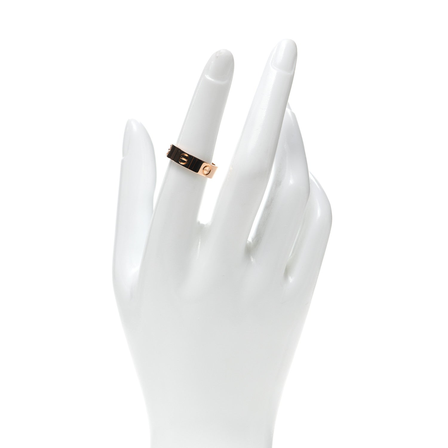 Cartier 18K Pink Gold 5.5mm LOVE Ring 53 6.25 2 of 5