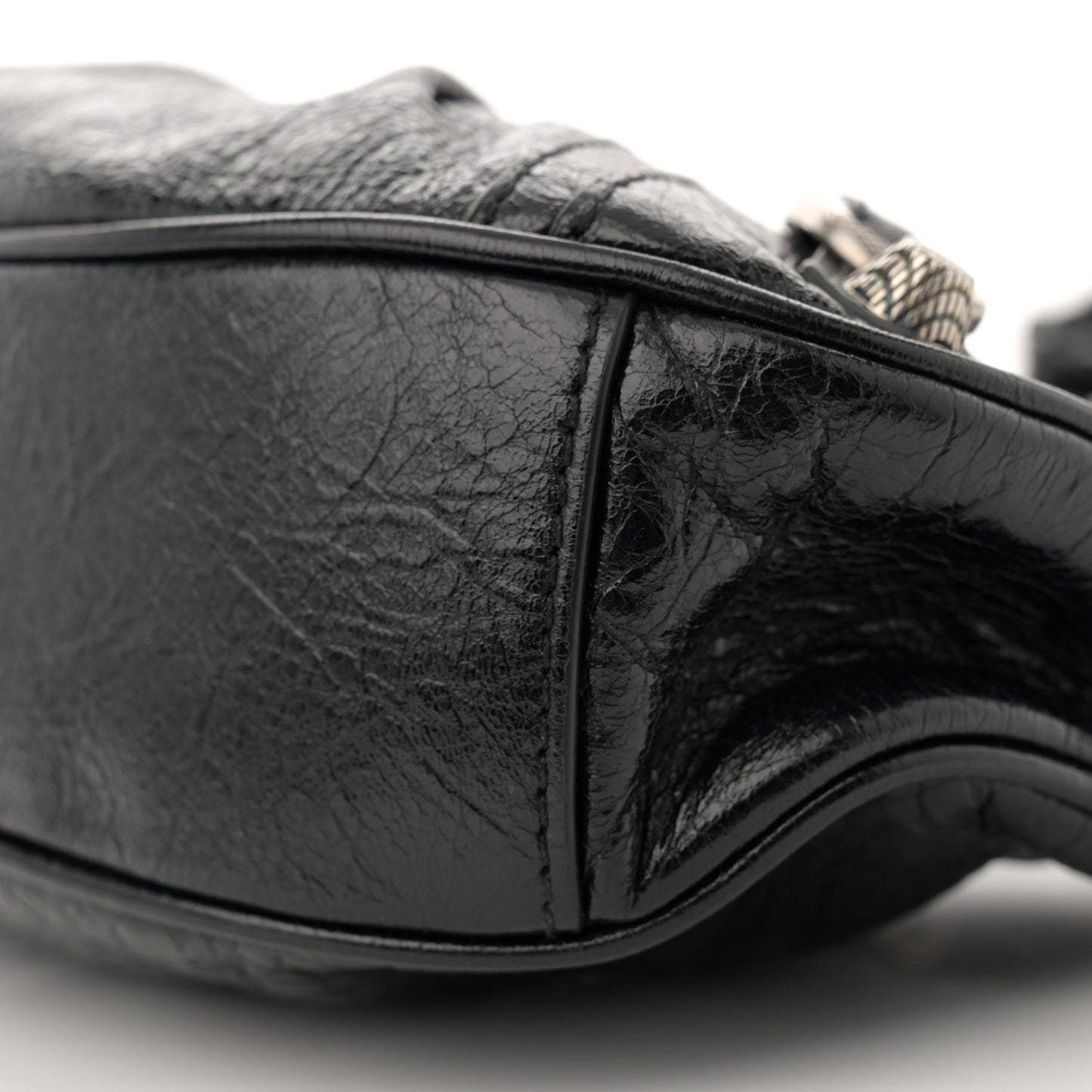 Agneau Arena Le Cagole Shoulder Bag XS Black