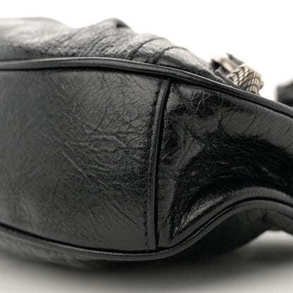 Balenciaga Agneau Arena Le Cagole Shoulder Bag XS Black 11 of 13