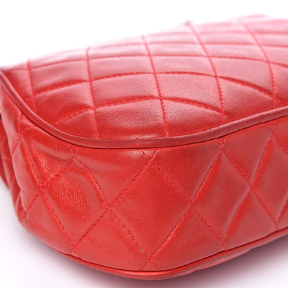 Chanel Lambskin Quilted CC Tassel Flap Red 20 of 26