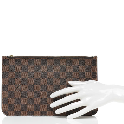 Louis Vuitton Damier Ebene Neverfull MM GM Pochette 2 of 7