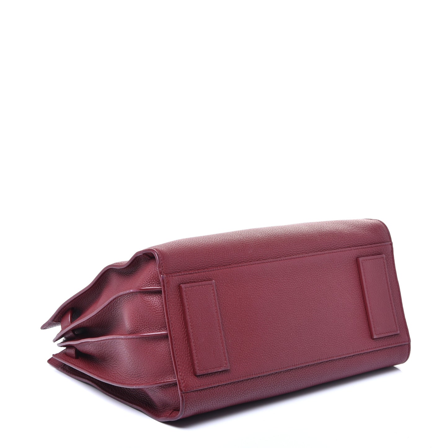 Grained Calfskin Small Supple Sac De Jour Dark Pallisandre