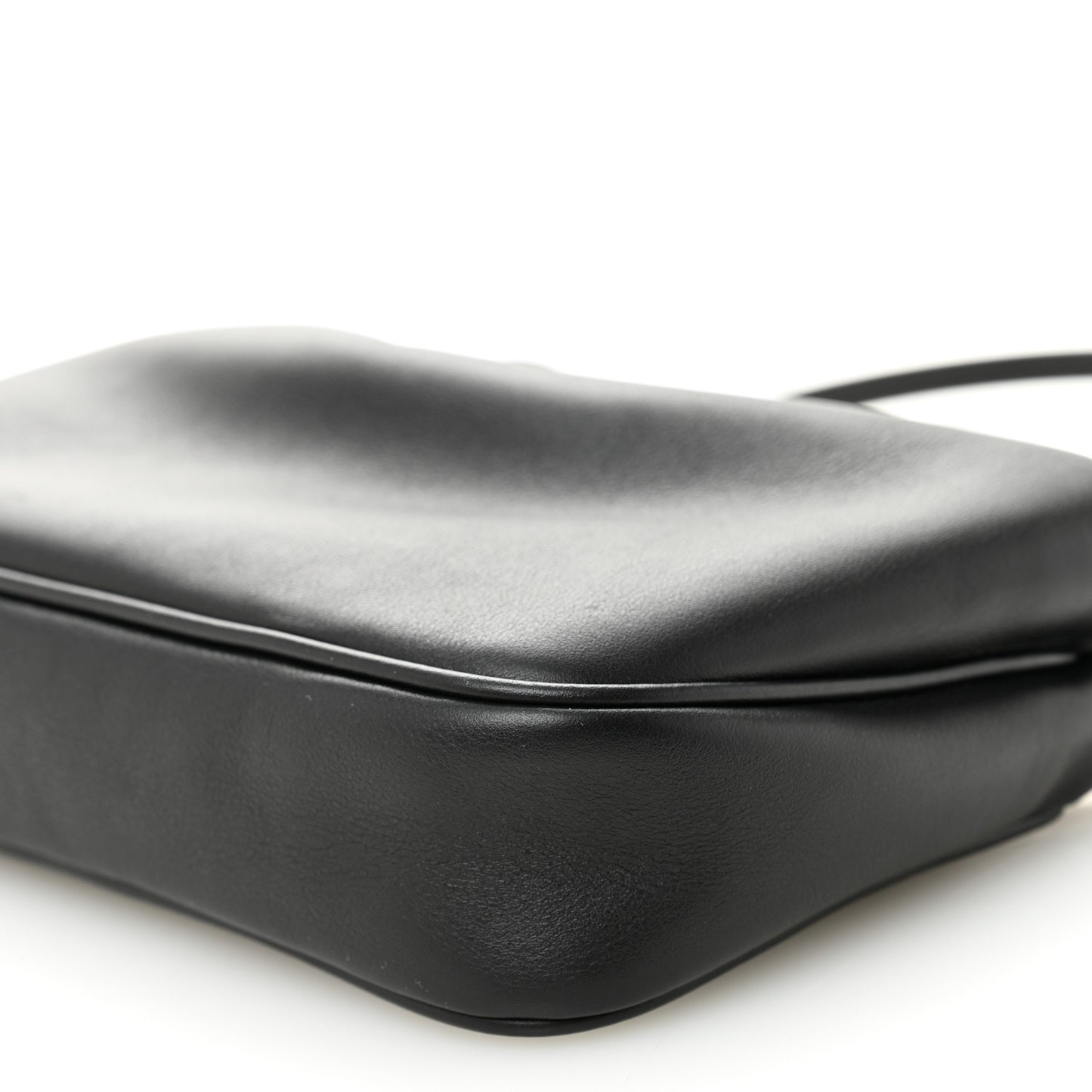 Natural Smooth Calfskin Rodeo Sling Pochette Black