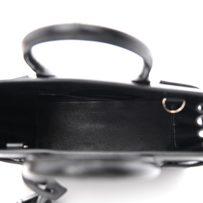 Saint Laurent Calfskin Lizard Embossed Nano Sac De Jour Black 5 of 10