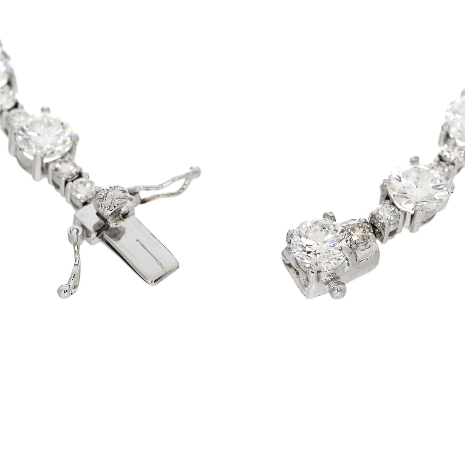 Parker & West by FASHIONPHILE 18K White Gold Diamond 11.36ctw Tennis Bracelet M 4 of 6