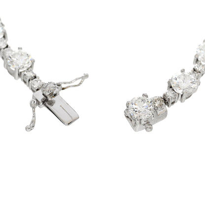 Parker & West by FASHIONPHILE 18K White Gold Diamond 11.36ctw Tennis Bracelet M 4 of 6