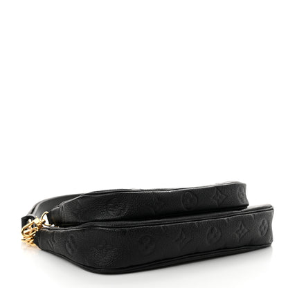 Louis Vuitton Empreinte Monogram Giant Multi Pochette Accessories Black 4 of 11