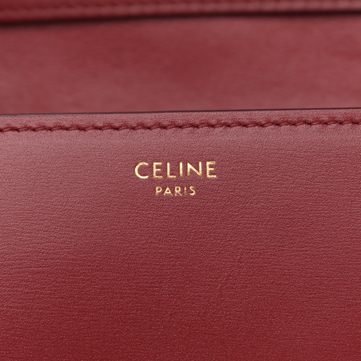 Celine Box Calfskin Small Classic Box Flap Bag Red 6 of 12