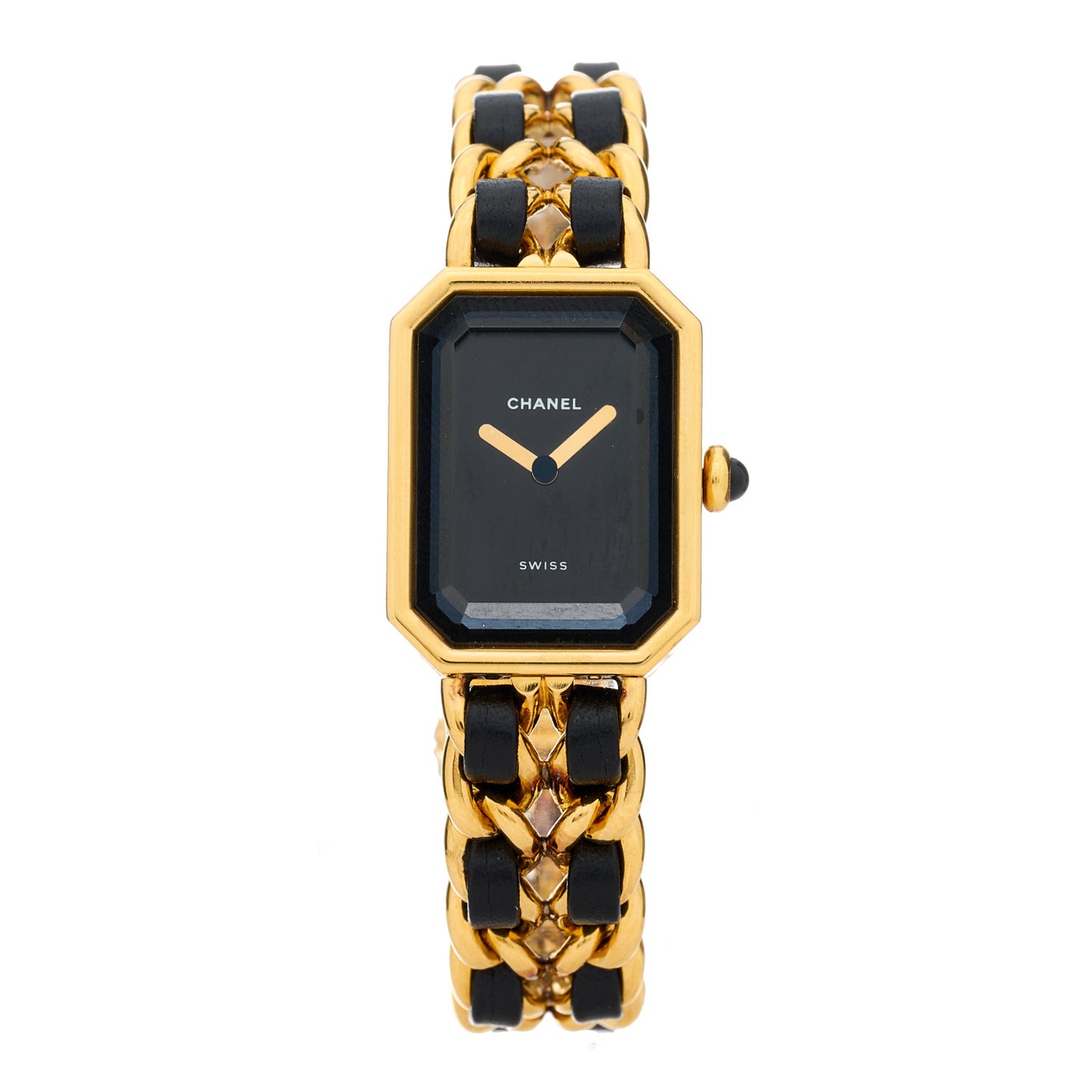 Stainless Steel Lambskin 20mm Chain Premiere Quartz Watch Gold M