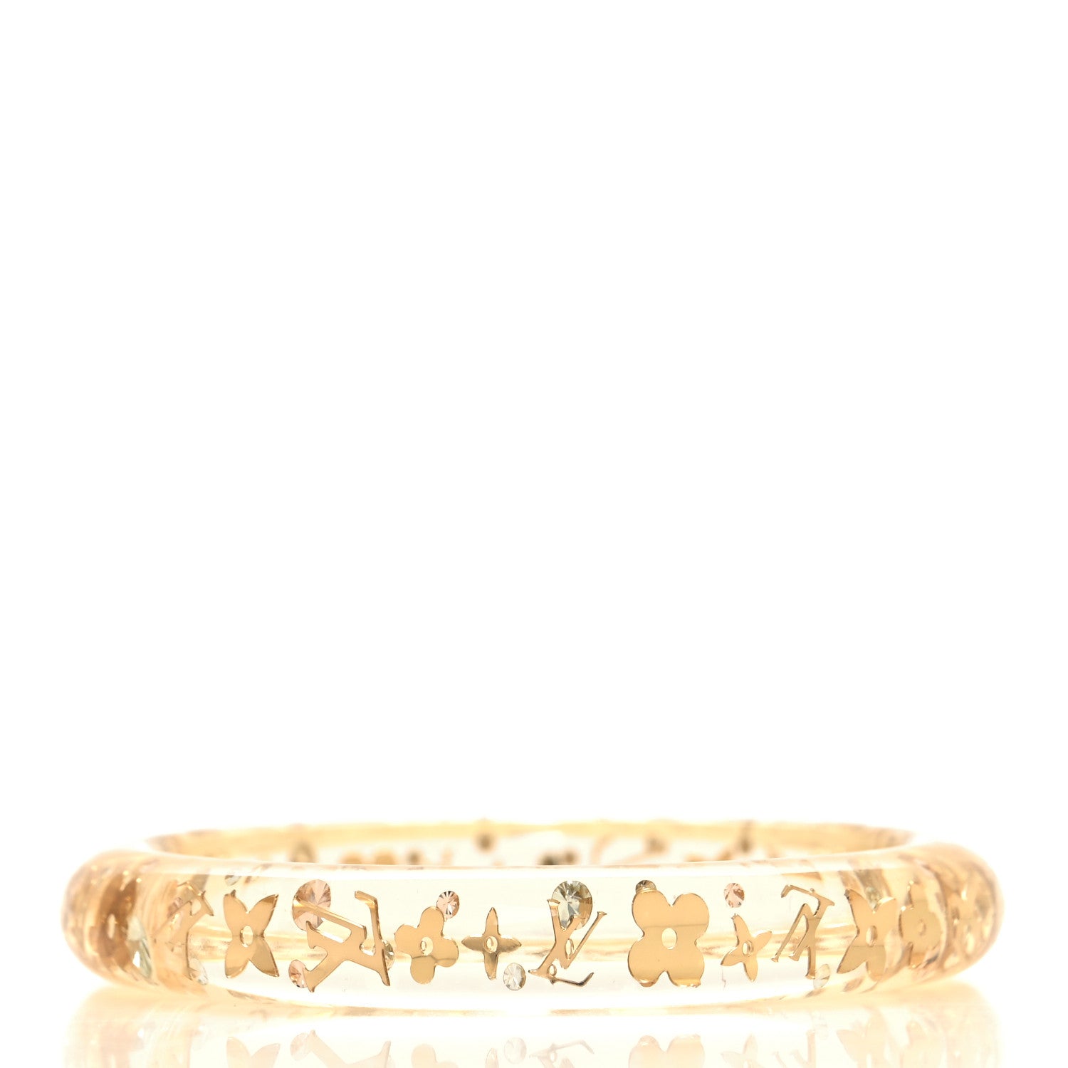 Louis Vuitton Resin Swarovski Small Inclusion Bracelet PM Transparent 3 of 3