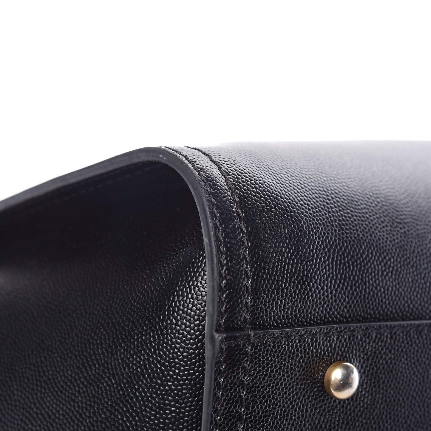 Caviar Medium Studded Deauville Tote Black