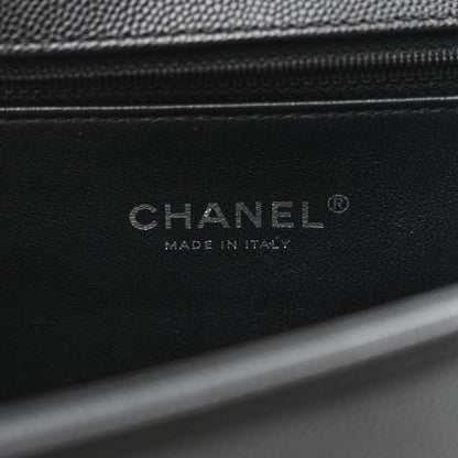 Chanel Caviar Quilted New Medium Boy Flap Black 6 of 10