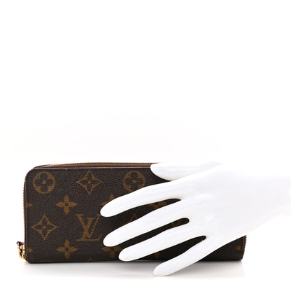 Louis Vuitton Monogram Clemence Wallet Fuchsia 2 of 8