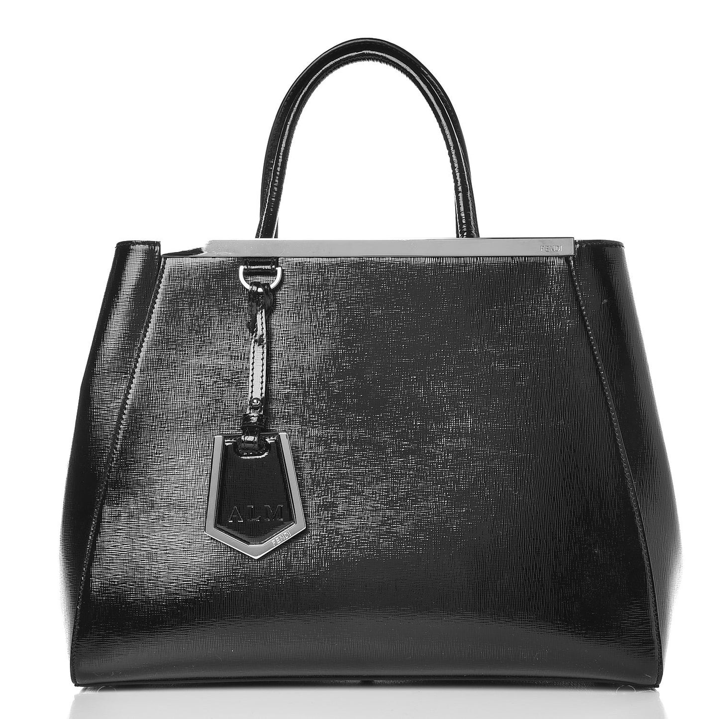 Patent Vitello Elite Regular 2Jours Tote Black