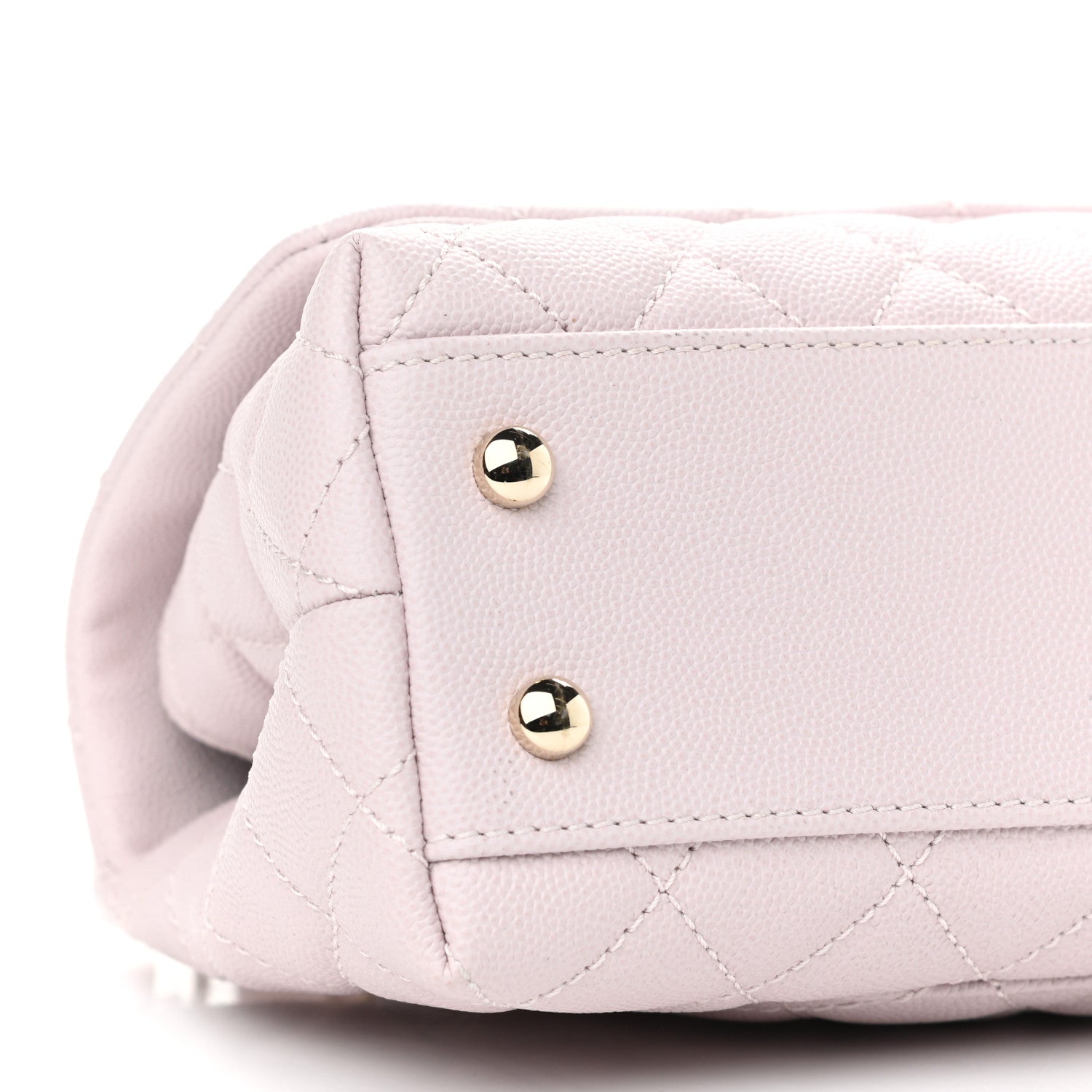 Chanel Caviar Quilted Mini Coco Handle Flap Lilas Lilac 8 of 9