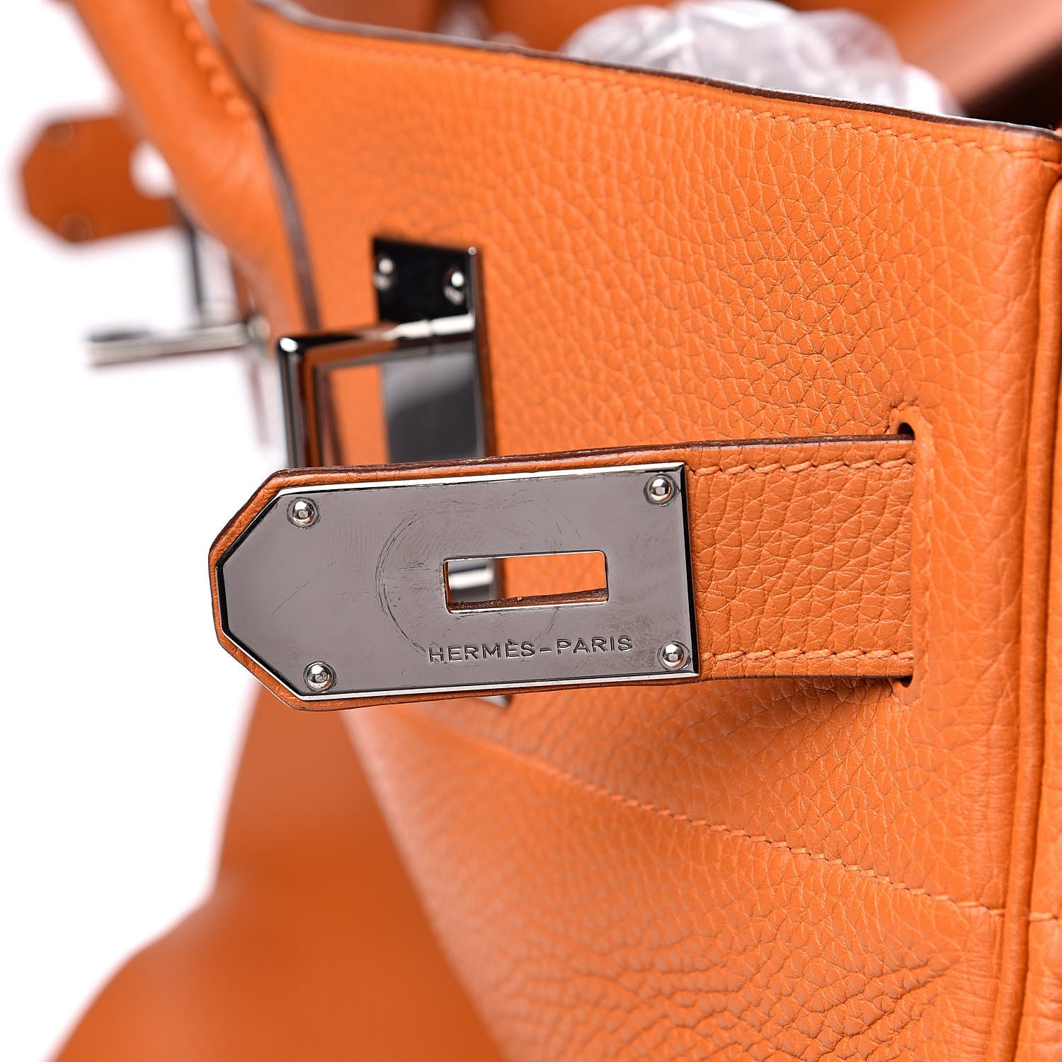 Hermes Togo HAC Travel Birkin 50 Orange 14 of 27