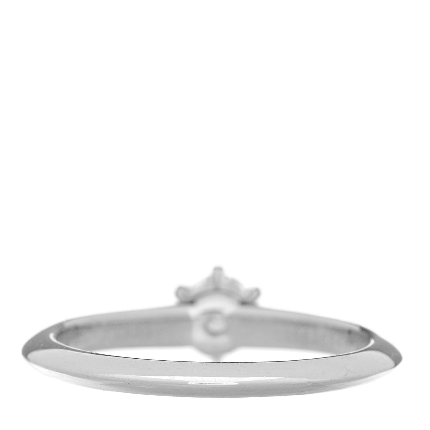 Tiffany Platinum Diamond .26ct Solitaire Engagement Ring 47 4 7 of 12