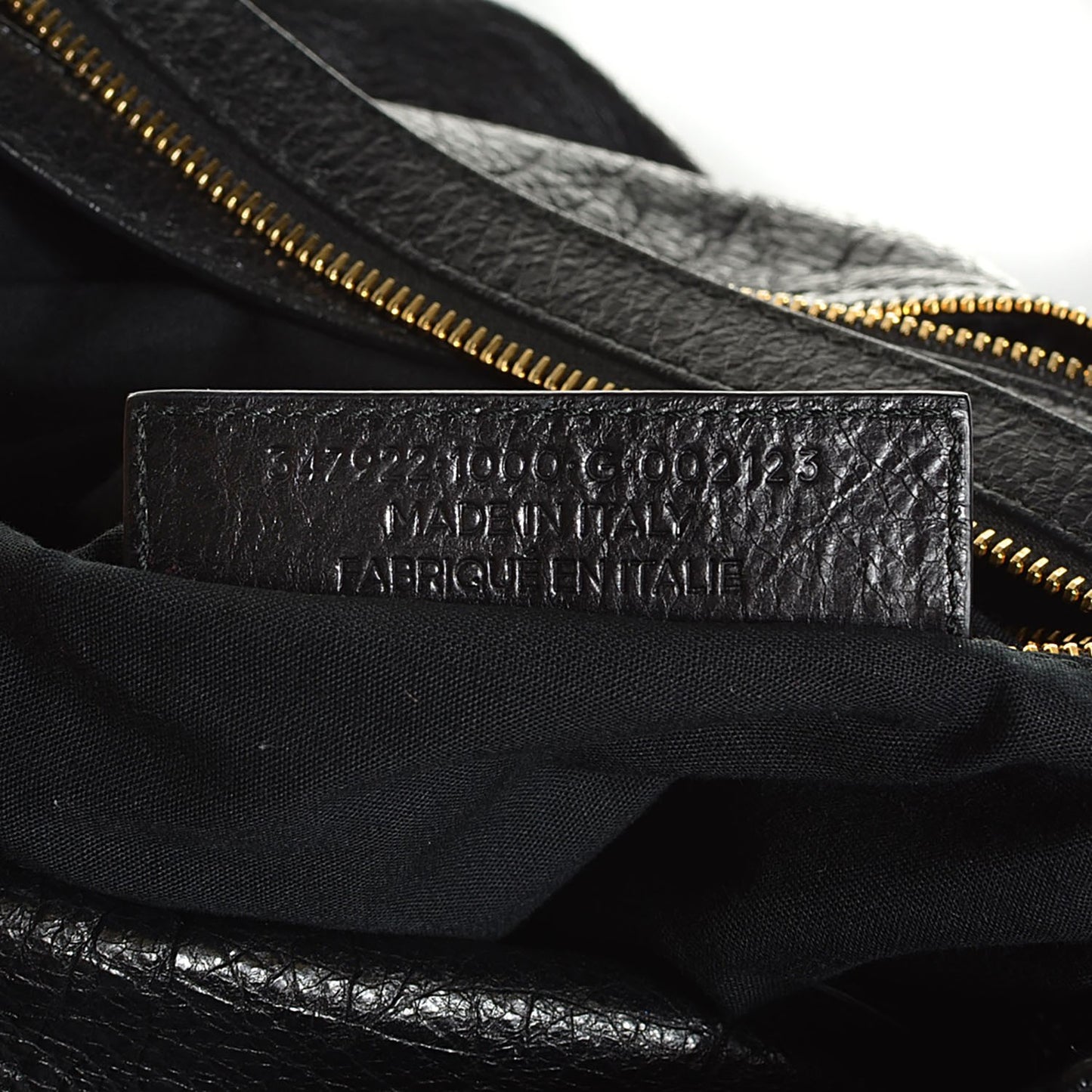 Agneau Giant 12 Gold Hardware Zip Traveler Backpack Black
