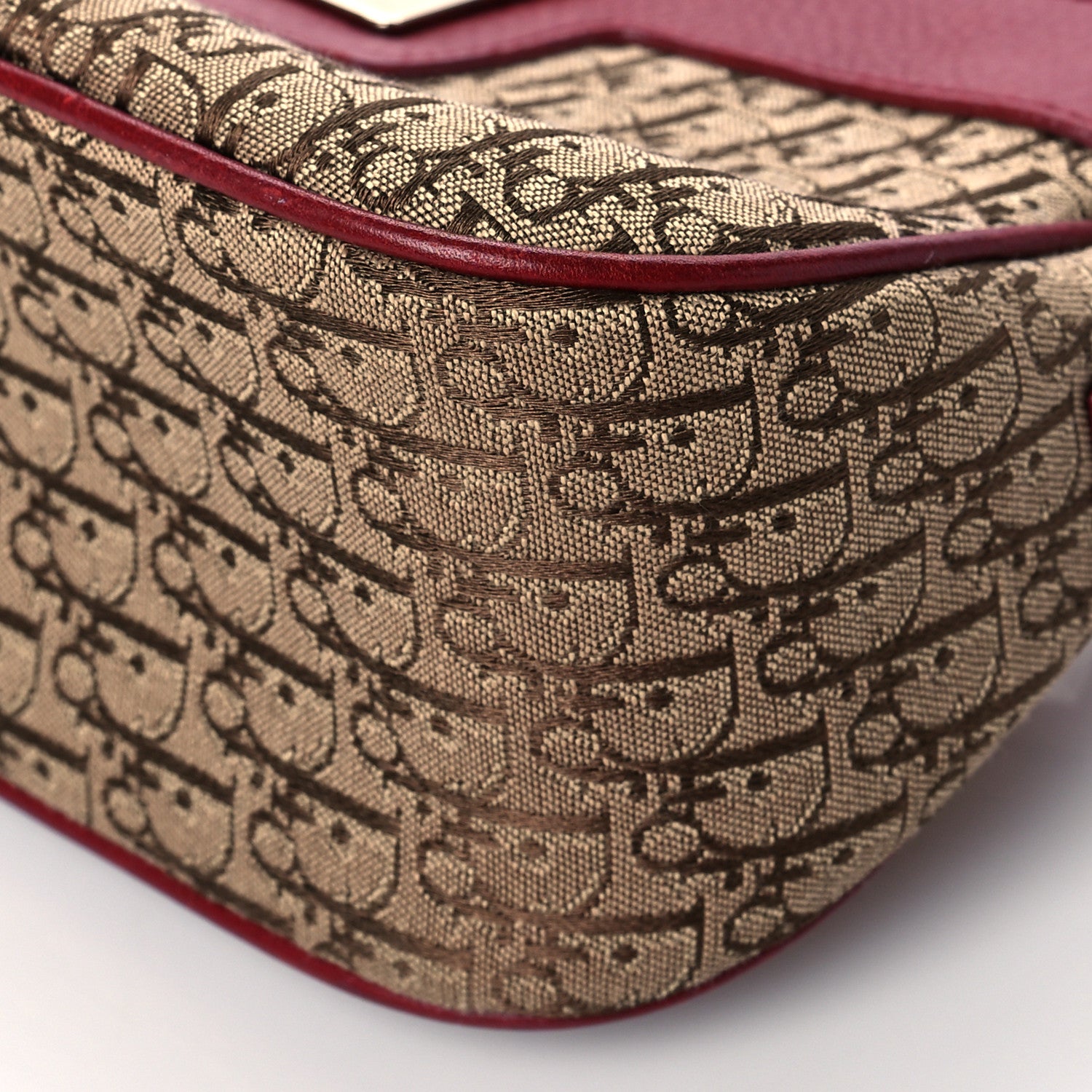 Christian Dior Monogram Small Columbus Hobo Red 10 of 10